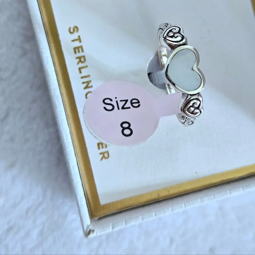 Annika Witt Sterling Silver🤍 Triple3️⃣ Heart❤ Ring💍 - NWT